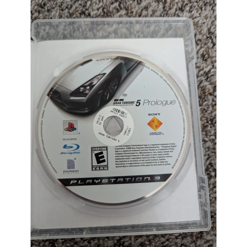 Gran Turismo 5 Prologue (Sony PlayStation 3, 2007) Tested‎ Printed Art